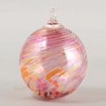 Peony Twist Glass Ball Ornament