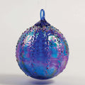 Cobalt Luster Glass Ball Ornament
