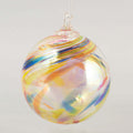 Clown Feather Glass Ball Ornament