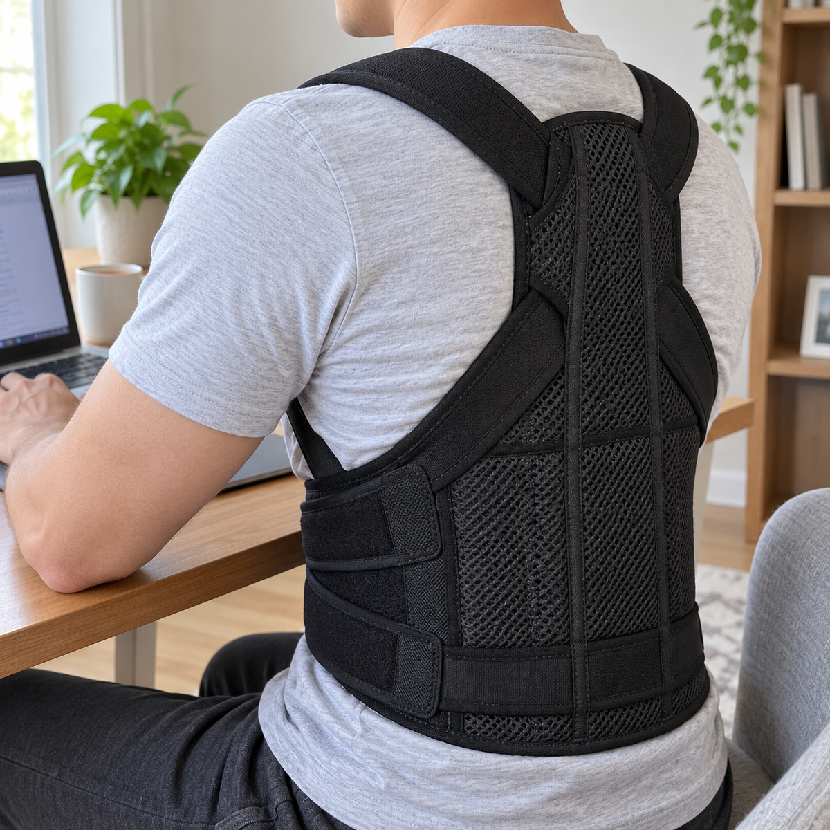 Straight Up Adjustable Lightweight Posture Support Brace