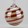 Cinnamon Swirl Glass Ball Ornament
