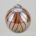 Cinnamon Drape Glass Ball Ornament