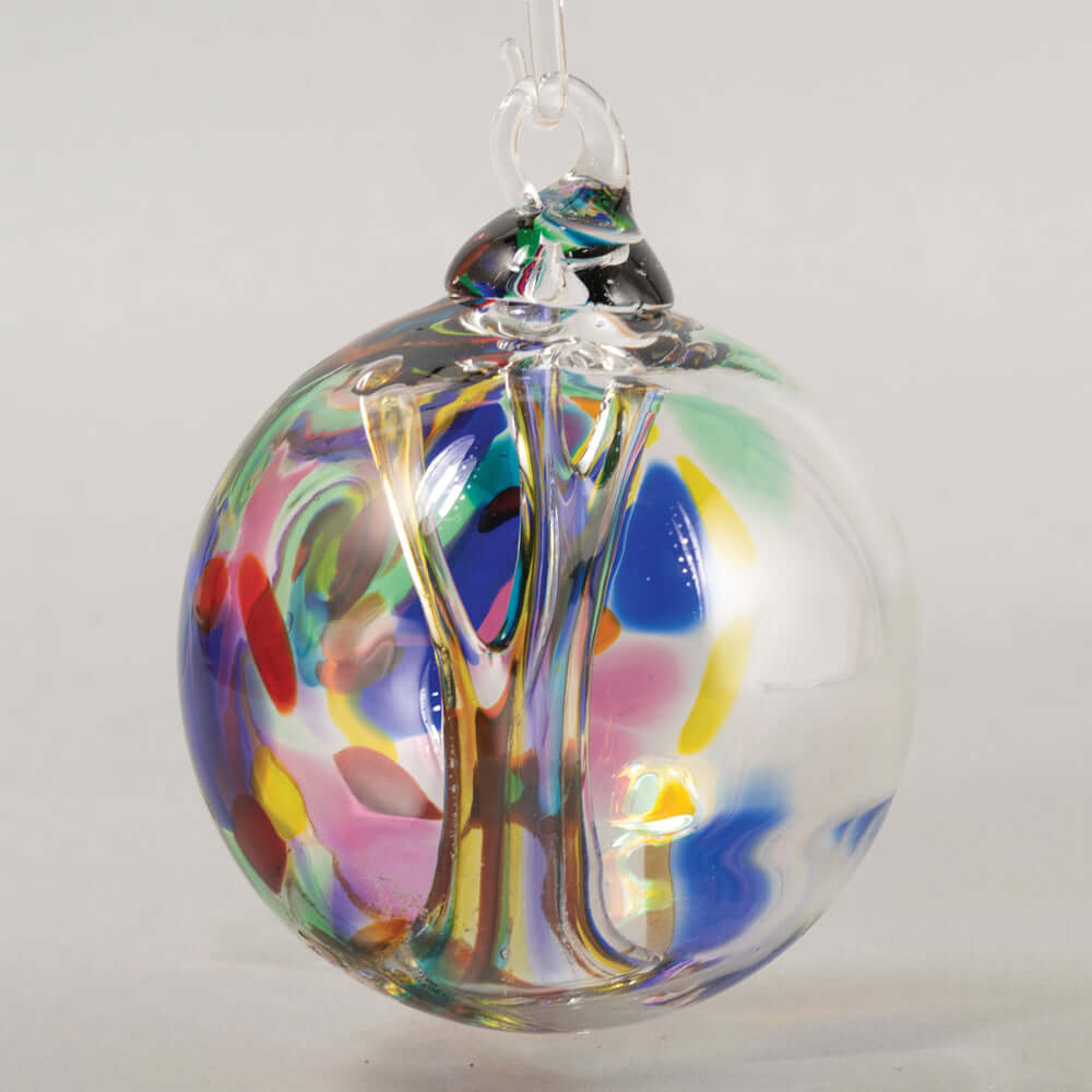 Fiesta Glass Ball Ornament