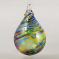 Chameleon Raindrop Glass Ornament