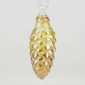 Gold Glass Pinecone Ornament