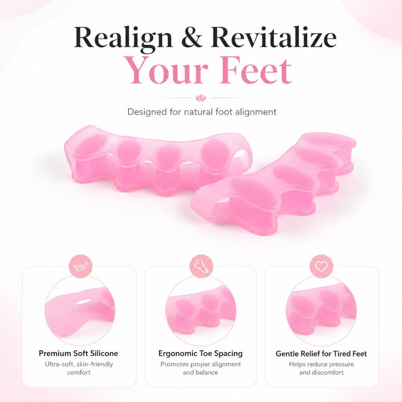 Soft Silicone Toe Separators