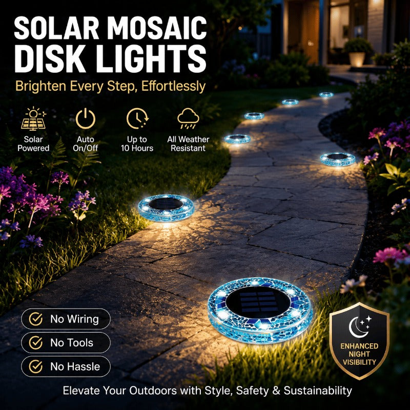 Stunning Mosaic Pathway Lights