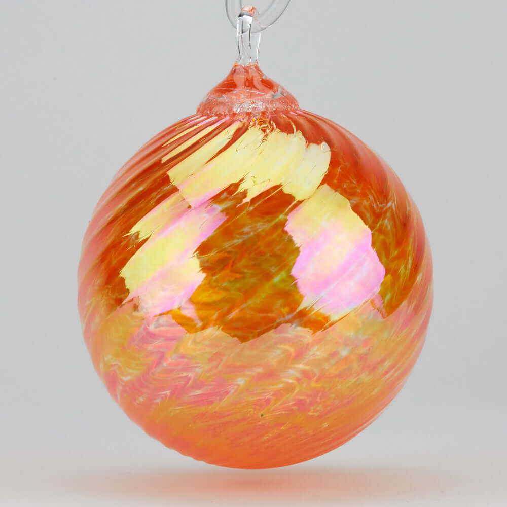 Campfire Twist Glass Ball Ornament