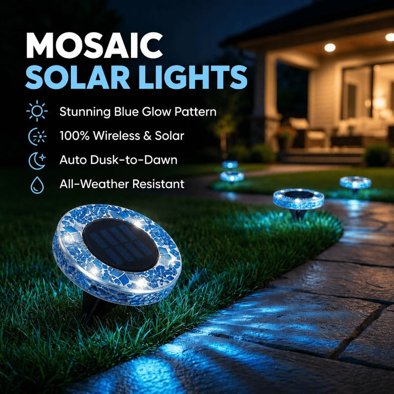 Stunning Mosaic Pathway Lights