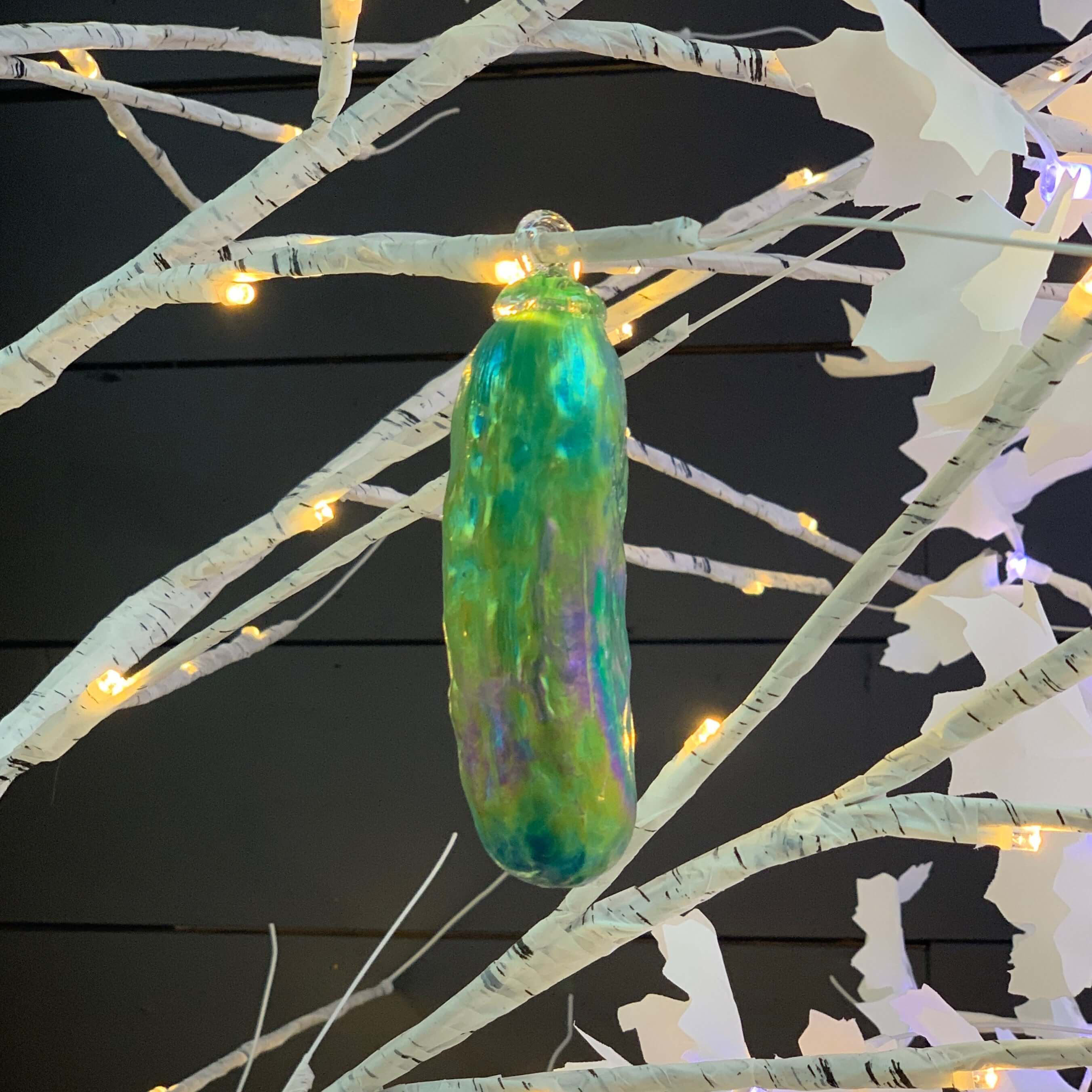 Pickle Glass Ornament