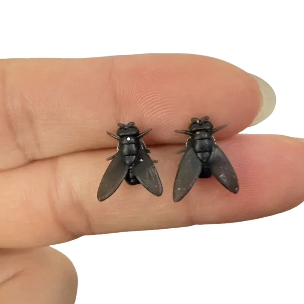 Realistic Fly Abstract Earrings
