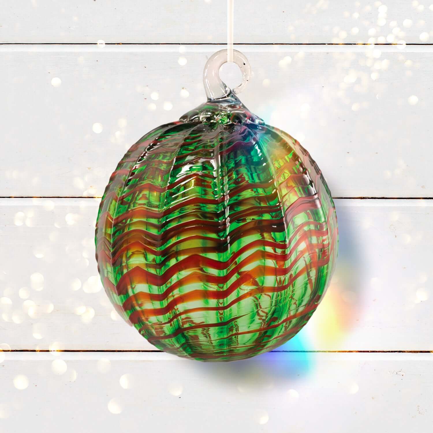 Watermelon Glass Ball Ornament