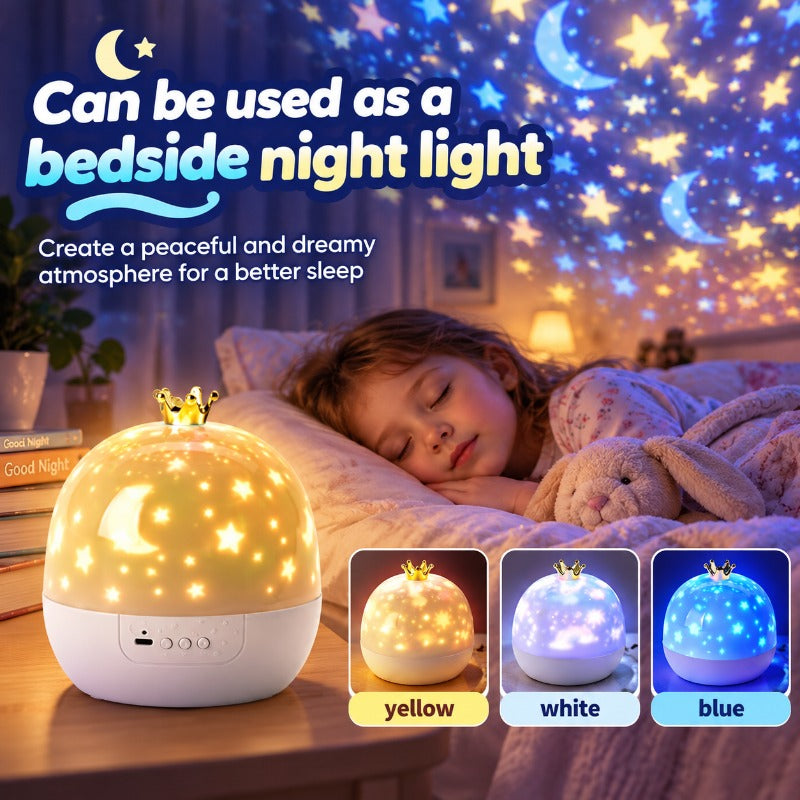 2-in-1 Star Projector Night-Light