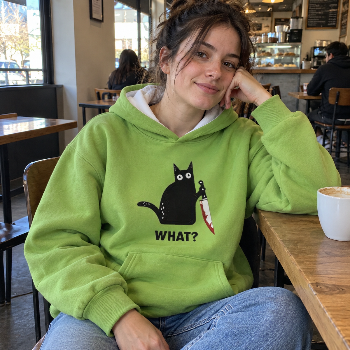 Purr Mood What Cat Hoodie
