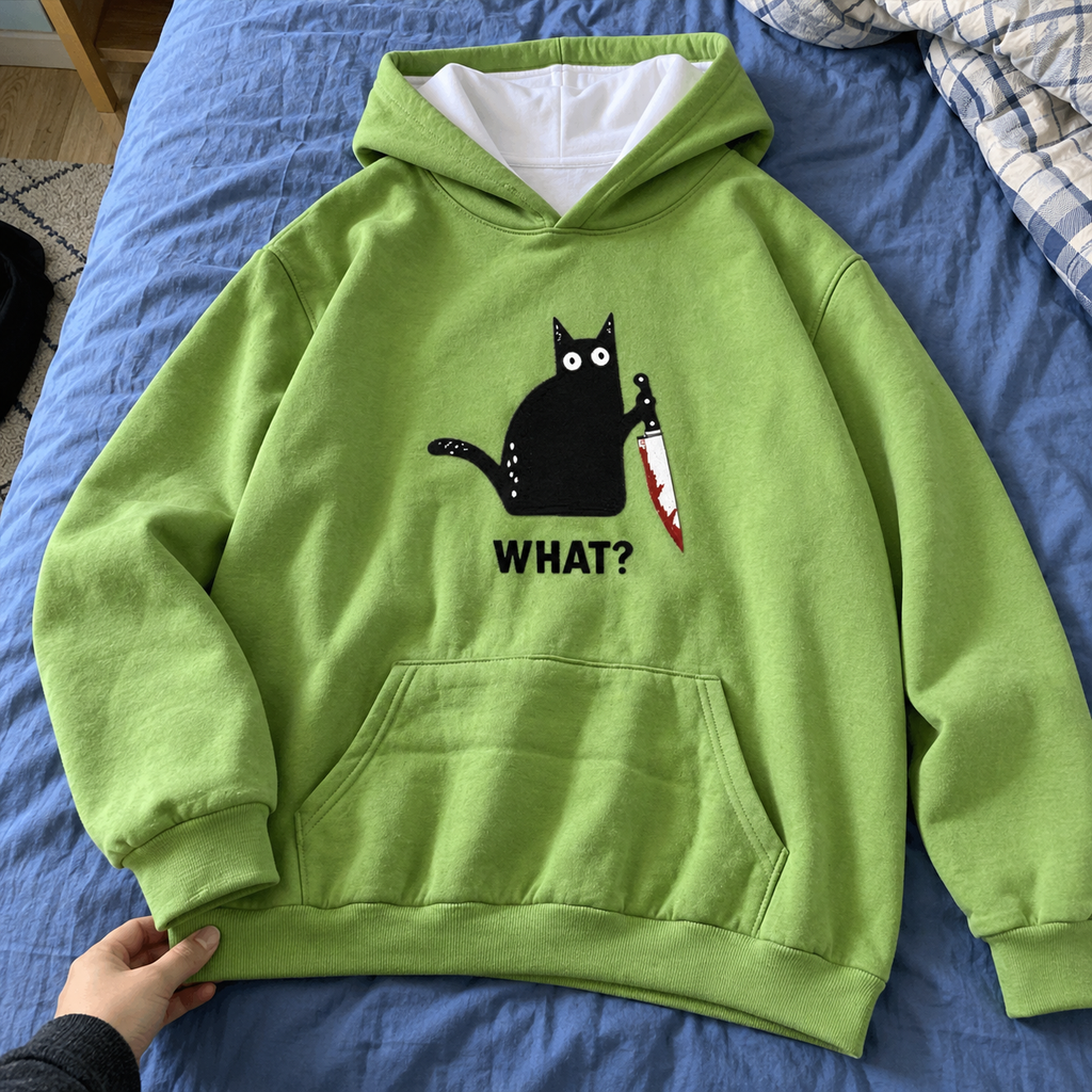 Purr Mood What Cat Hoodie