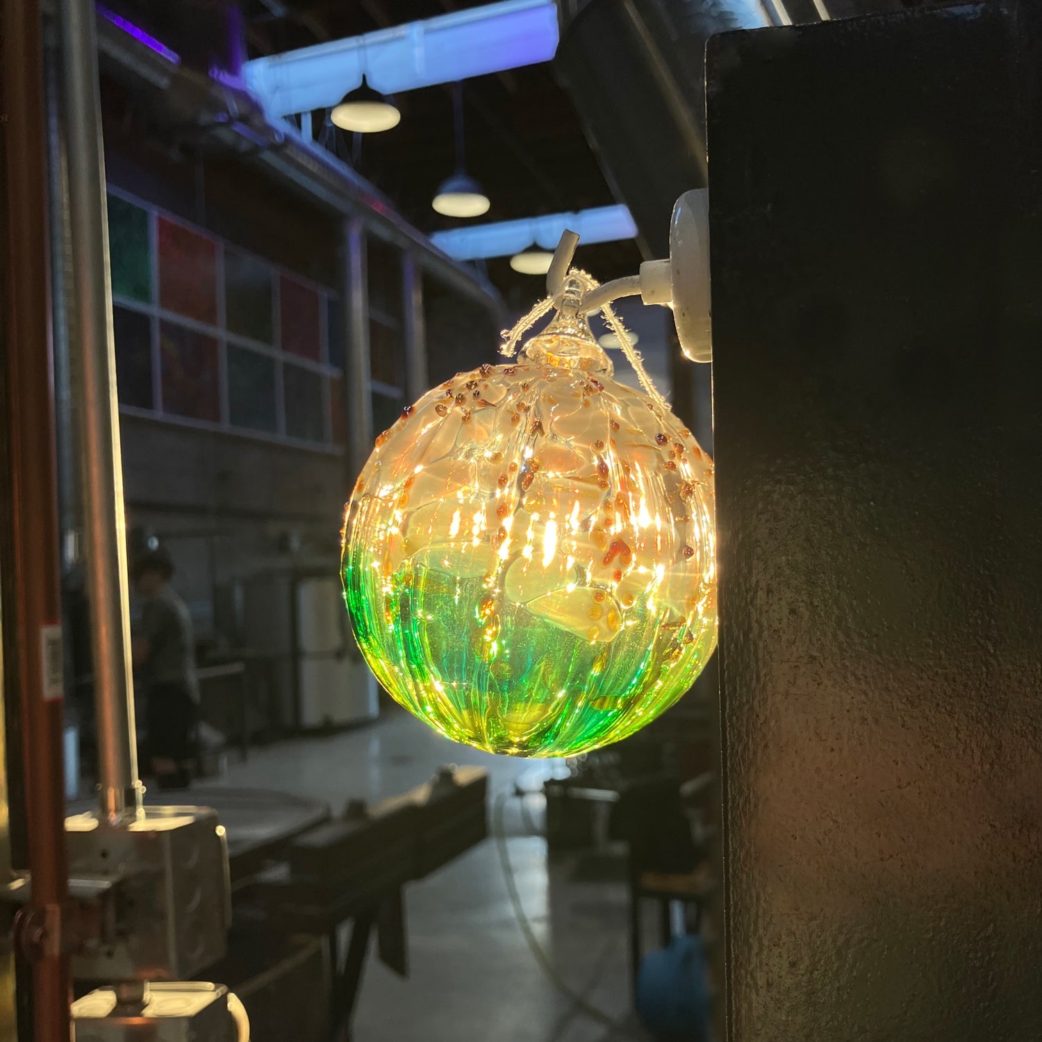 Elf Glass Ball Ornament