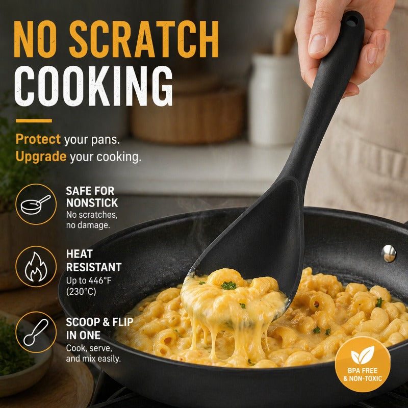 Heat Resistant Silicone Spoonula