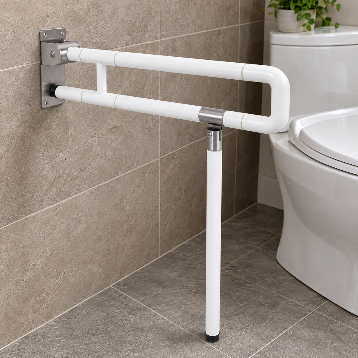 Stainless Steel Wall-Mounted Elderly Bathroom Handrail Safety Bar