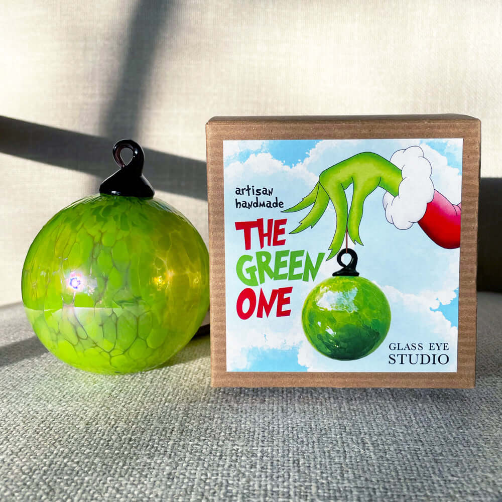 The Green One Glass Ball Ornament
