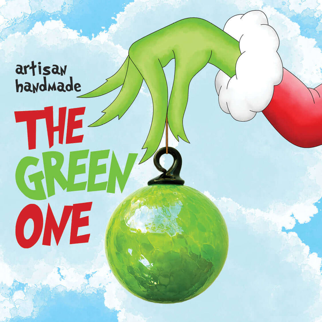 The Green One Glass Ball Ornament