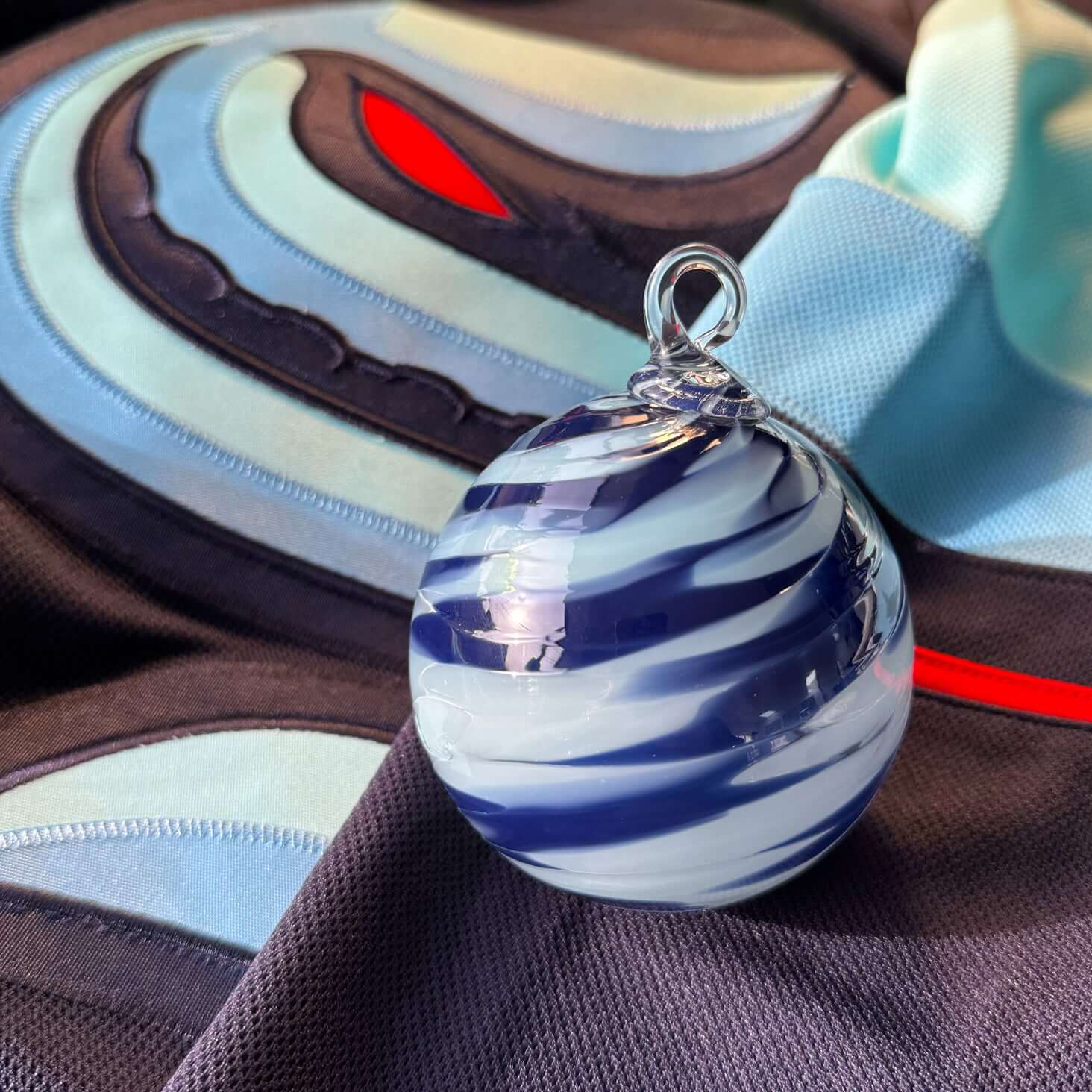 In the Deep Glass Ball Ornament