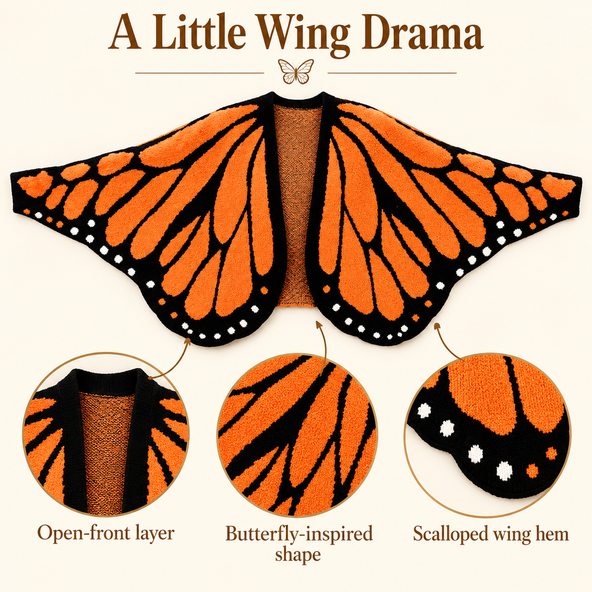 Spread Your Wings Butterfly Shawl