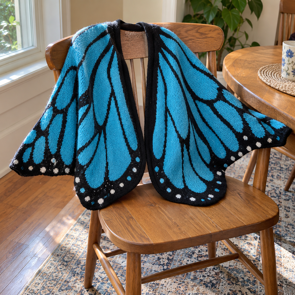 Spread Your Wings Butterfly Shawl