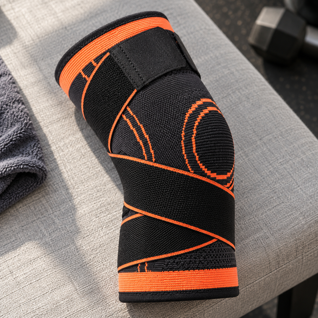 Adjustable Cross-Strap Knee Support Sleeve