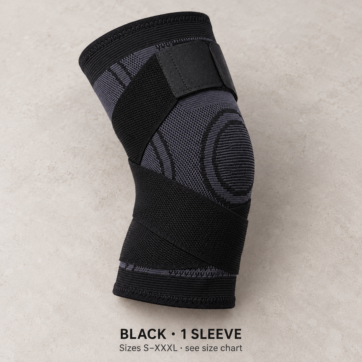 Adjustable Cross-Strap Knee Support Sleeve