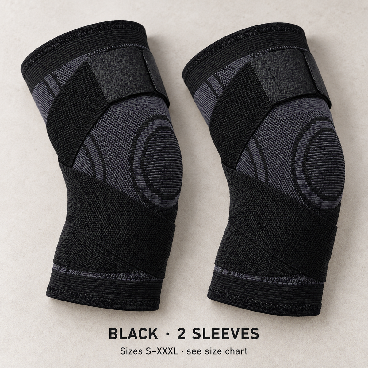 Adjustable Cross-Strap Knee Support Sleeve