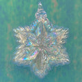 Icicle Star Glass Ornament
